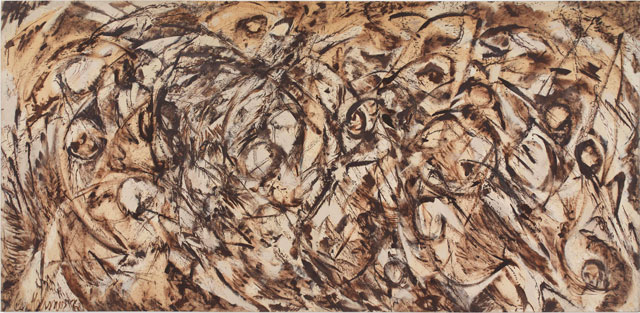 Lee Krasner. The Eye is the First Circle, 1960. Oil on canvas, 235.6 x 487.4 cm. Private collection, courtesy Robert Miller Gallery, New York. © ARS, NY and DACS, London 2016.