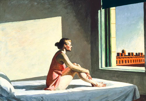 Edward Hopper. Morning Sun, 1952. Oil on canvas, 71.4 x 101.9 cm. Columbus Museum of Art, Ohio: Howald Fund Purchase. © Columbus Museum of Art, Ohio.