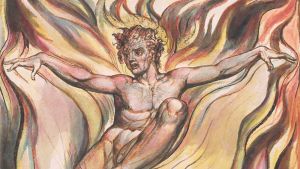 The English eccentric meets his German peers in a treasure-strewn exhibition that makes Blake seem stranger than ever