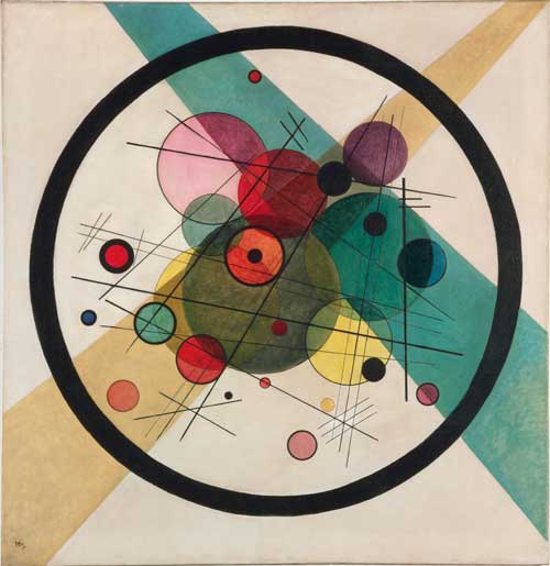 Wassily Kandinsky. Circles in a Circle, 1923. Oil on canvas. Philadelphia Museum of Art, The Louise and Walter Arensberg Collection, 1950.