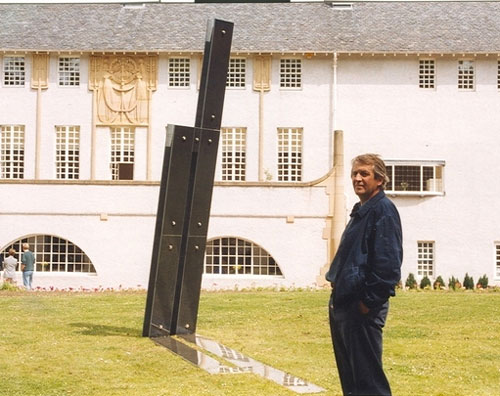 Doug Cocker with GHOST, at House for an Art Lover, Glasgow, 1999.