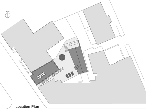 Melville Street Studio, Perth.   <em>Location plan</em>. © Fergus Purdie Architect.