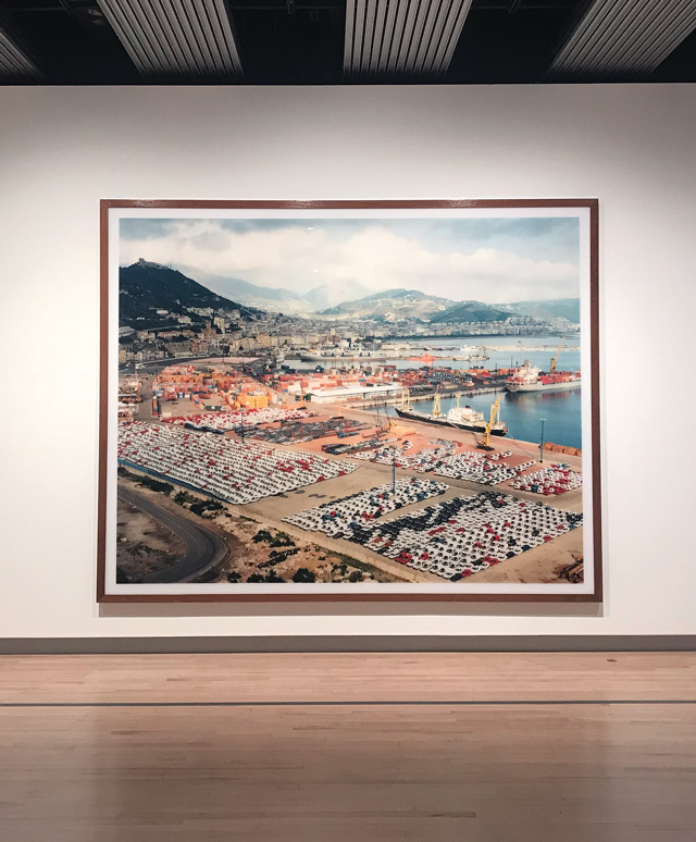 Andreas Gursky at Hayward Gallery 25 January – 22 April 2018. Installation view, Salerno I, 1990. Photograph: Martin Kennedy.