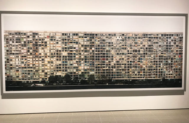 Andreas Gursky at Hayward Gallery 25 January – 22 April 2018. Installation view, Paris, Montparnasse, 1993. Photograph: Martin Kennedy.