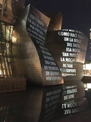 Jenny Holzer: Thing Indescribable, Guggenheim Bilbao. Photo: Veronica Simpson.