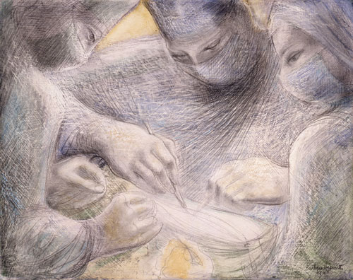 Barbara Hepworth. Concentration of Hands II, 1948. Private Collection © Bowness, Hepworth Estate. Image courtesy of Hazlitt
Holland-Hibbert.
