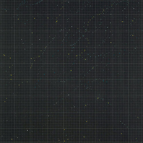Darren Almond. Vertical Plot 14, 2000. Acrylic on handmade silk screened paper, 88.5 x 88.5 cm. Courtesy the artist and Galerie Max Hetzler, Berlin | Paris.