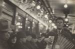 Walker Evans. <i>Subway Portraits</i>, 1938-1941. Gelatin silver print, 17.7 x 25.2 cm (6 15/16 x 9 15/16 in). Gift of Mr. and Mrs. Harry H. Lunn, Jr. in honor of Jacob Kainen and in Honor of the 50th Anniversary of the National Gallery of Art. © Walker Evans Archive, The Metropolitan Museum of Art.
