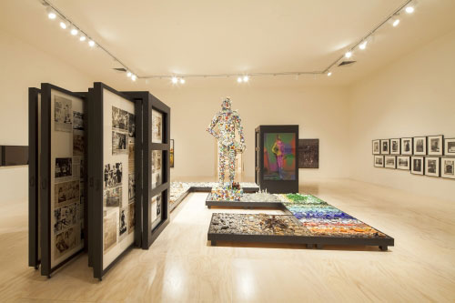 Installation view (2) of Mike Kelley at MoMA PS1, 2013. Photograph: Matthew Septimus.