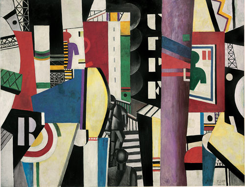 Fernand Léger. The City, 1919. Oil on canvas, 231.1 x 298.4 cm. Philadelphia Museum of Art, A. E. Gallatin Collection, 1952. © Artists Rights Society (ARS), New York / ADAGP, Paris