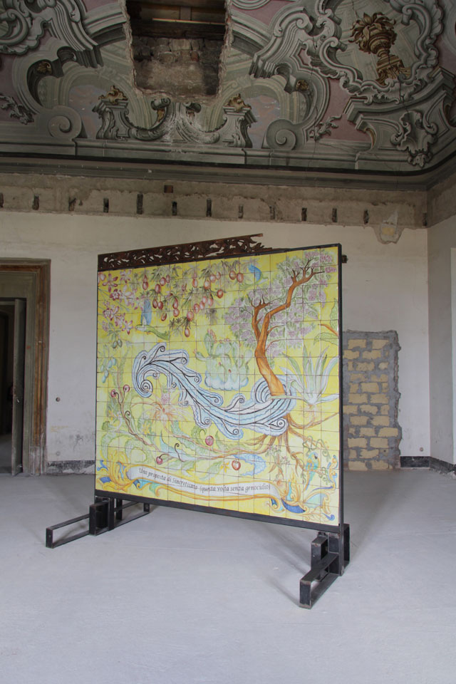 Maria Theresa Alves, A Proposal of Sycretisim (This Time Without Genocide), 2018. Installation. Photograph: Wolfgang Träger. Courtesy of Manifesta 12, Palermo.