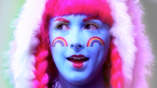 Rachel Maclean, Still from Over The Rainbow, 2013, Digital Video, 45mins, Commissioned by The Banff Centre and Collective Gallery, Funded by Creative Scotland