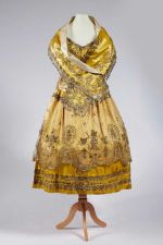 Costume worn by La Carmencita, c1890. Silk, net, beads, sequins, 145 x 71 x 71 cm. Private Collection © Houghton Hall