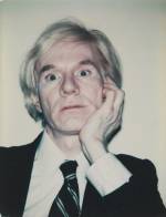 Andy Warhol. Self-Portrait in Dark Suit, 1986. Photograph, colour, Polaroid, on paper, 9.4 x 7.2 cm. ARTIST ROOMS National Galleries of Scotland and Tate. Acquired jointly through The d'Offay Donation with assistance from the National Heritage Memorial Fund and the Art Fund 2008. © 2018 The Andy Warhol Foundation for the Visual Arts, Inc. / Licensed by DACS, London. 2018