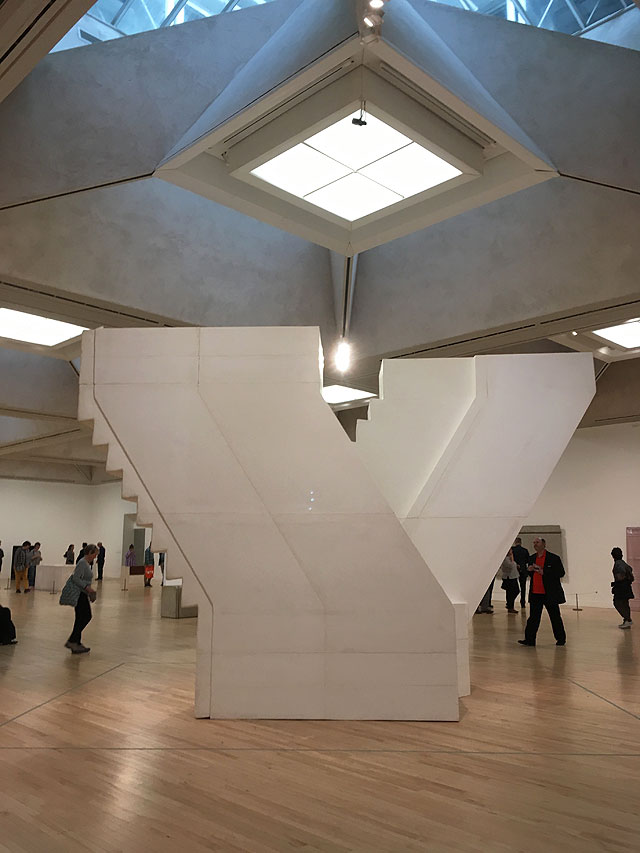 Rachel Whiteread. Untitled (stairs), 2001, installation view, Tate Britain, London, 2017. Plaster, fibreglass and wood, 375 x 220 x 580 cm Photograph: Veronica Simpson.
