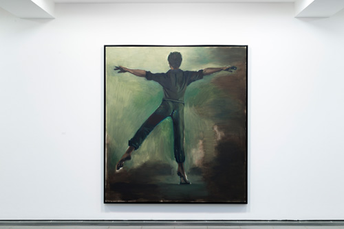 Lynette Yiadom-Boakye. Interstellar, 2012. Oil on canvas, 200 x 180 cm. Private collection. Courtesy of Corv-Mora, London and Jack Shainman Gallery, New York.